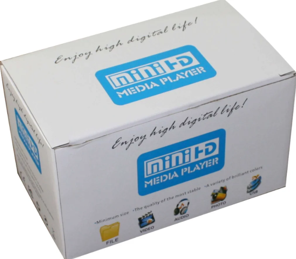 HD Media Player Mini Portable HDD Players Full HD 1080P HD MI VGA AV USB Hard Disk U Disk SD/MMC Card