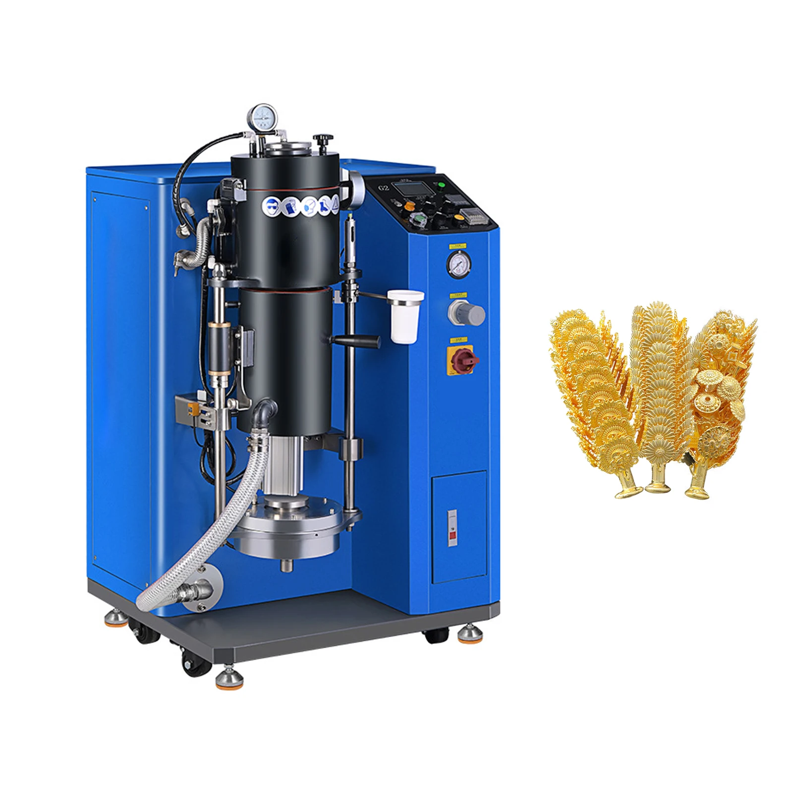 new 2.5kg digital  auto vacuum pressure gold casting machine Business jewelry machines