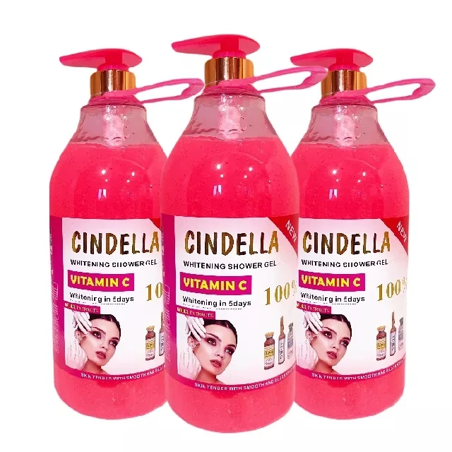 OEM Skin Whitening Black Skin Moisturizer Exfoliating Intense Whitening Cleansing Body Care Carrot oil Bismid Shower Gel