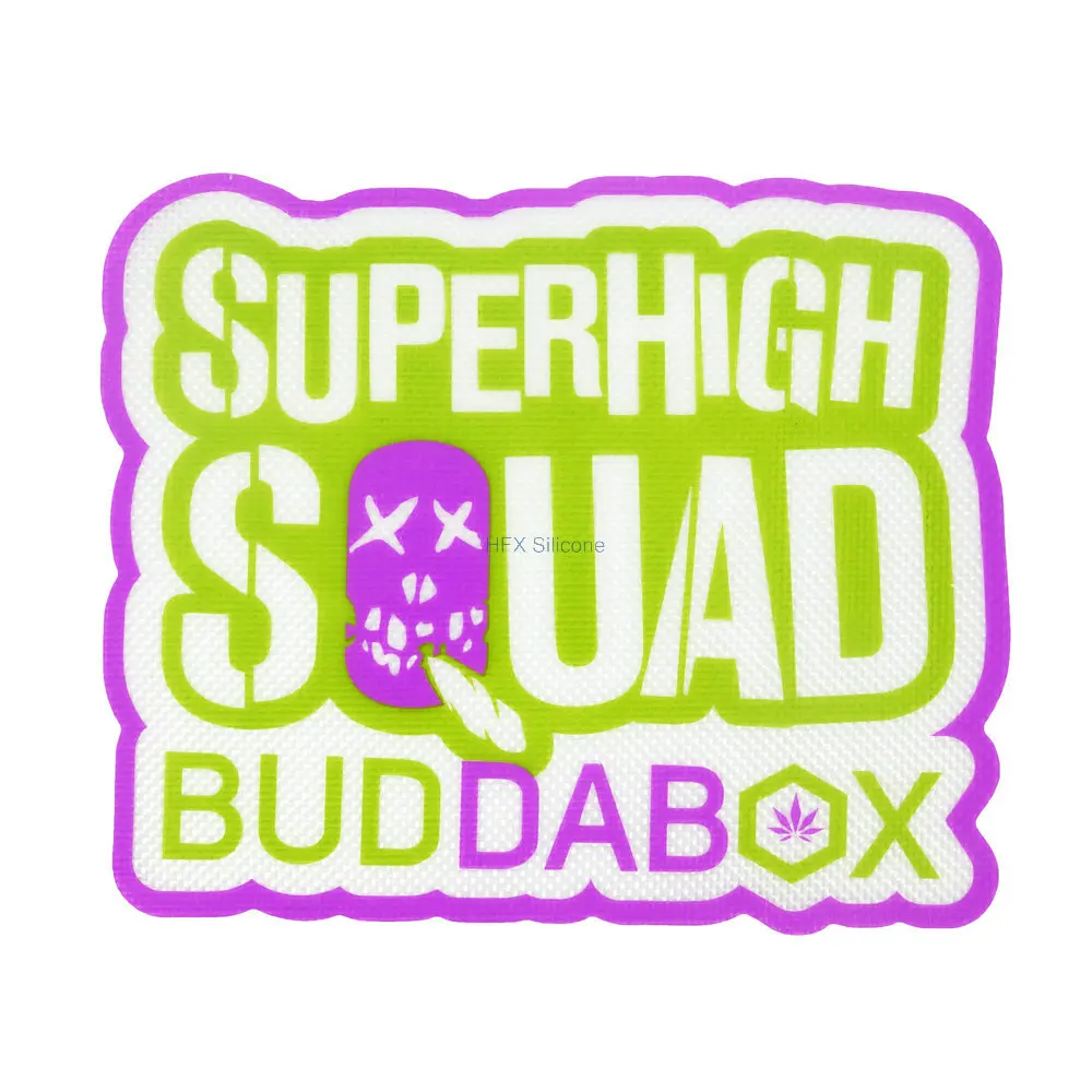 
D Custom approved food grade non stick small glass fibre custom print silicone mat 