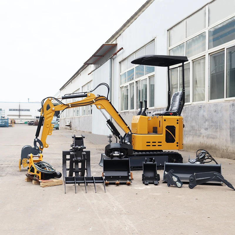 Free Shipping Mini Excavator EPA Engine 1.5 Ton Crawler Micro Digger 1 ton 2 ton Hydraulic Farm Small Excavator For Sale