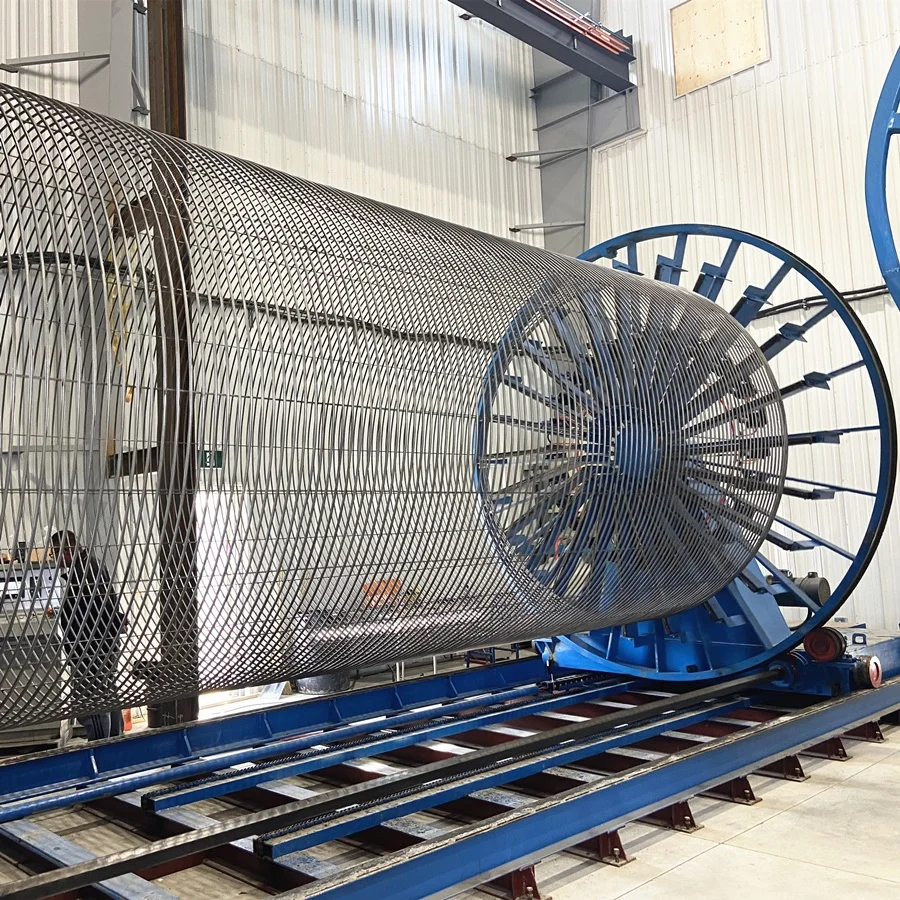 Pressure Pipelines Steel Reinforced Concrete Jacking Pipes Cage Welding Machine