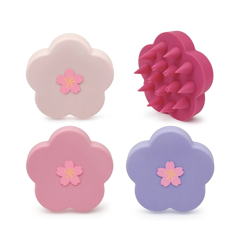 Мягкий силиконовый массажер для волос