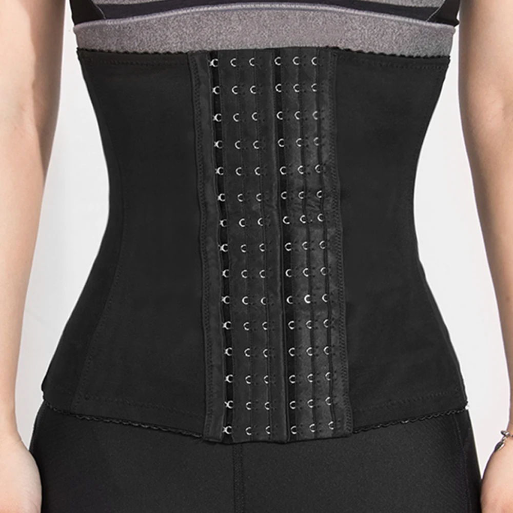 Steel Bone Latex Waist Trainer Women Binders And Shapers Corset Modeling Strap Body Shaper Colombian Girdles Slimming Belt