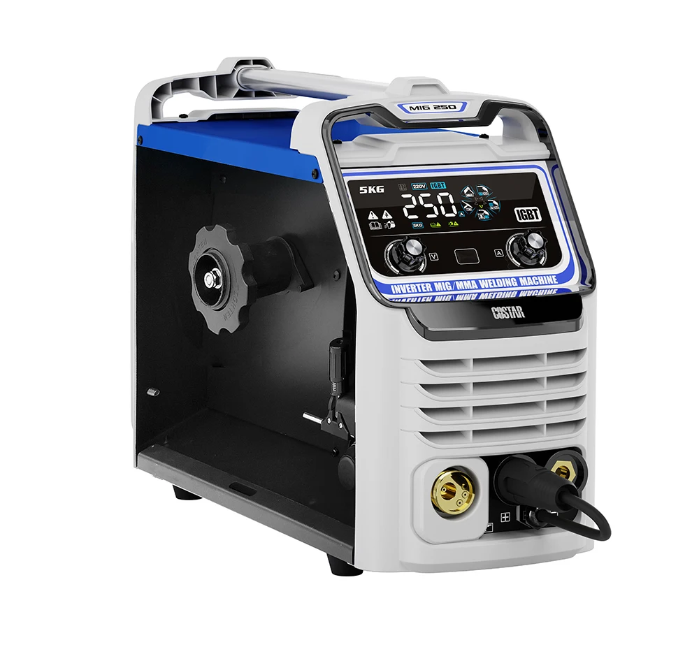 MIG/MAG 250 portable mig/arc/lift tig gas gasless dc inverter welder Multi function MiG welding