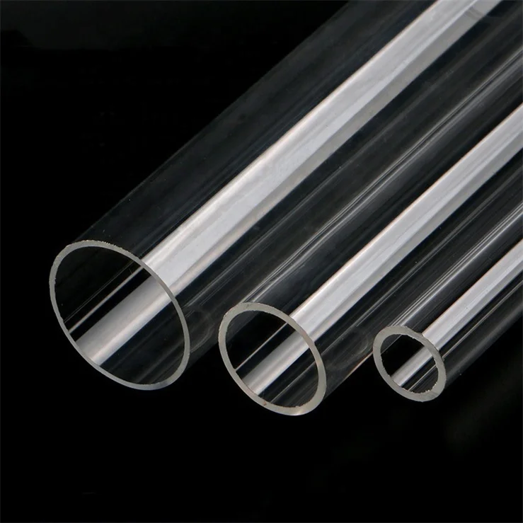 Wholesale Oem Customized frosted acrylic tube diffuse plexiglass pmma acrylic tube acrylic tubing 1000mm aquarium