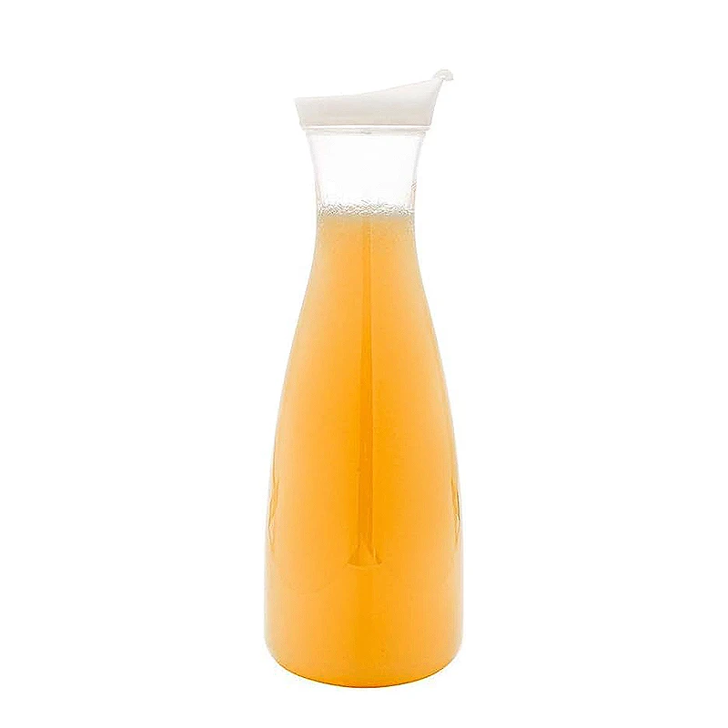 500ml Wholesale Plastic Carafes Restaurant Iced Fruit juice Tea Carafe With Lid Decanter Lemonade Water Carafe