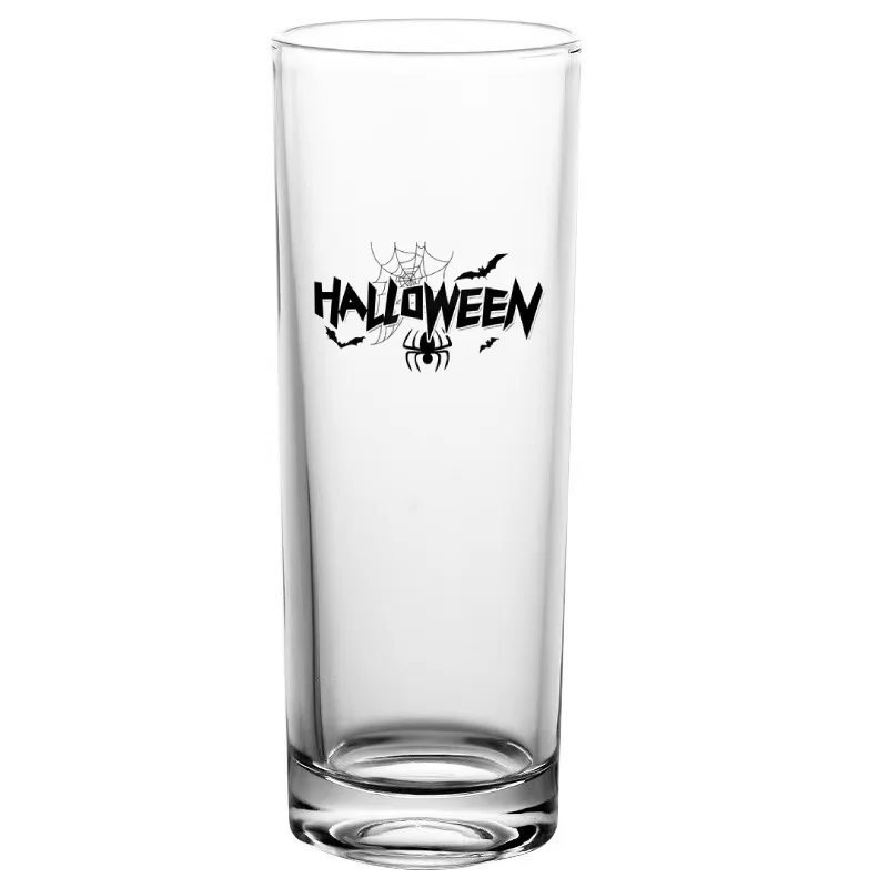 Halloween Christmas 9oz 10oz Highball Tall Glass Collins Whisky Cocktail Mojito Drinking Cup Stemless Wine Glasses Glass Tumbler