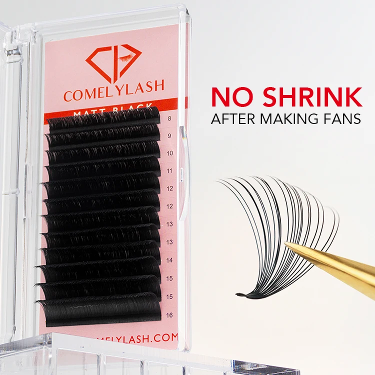 Comelylash Blooming Easy Fanning Eyelash Extensions Easy Fan Volume Lash Trays Easy Fan Eyelash Extensions