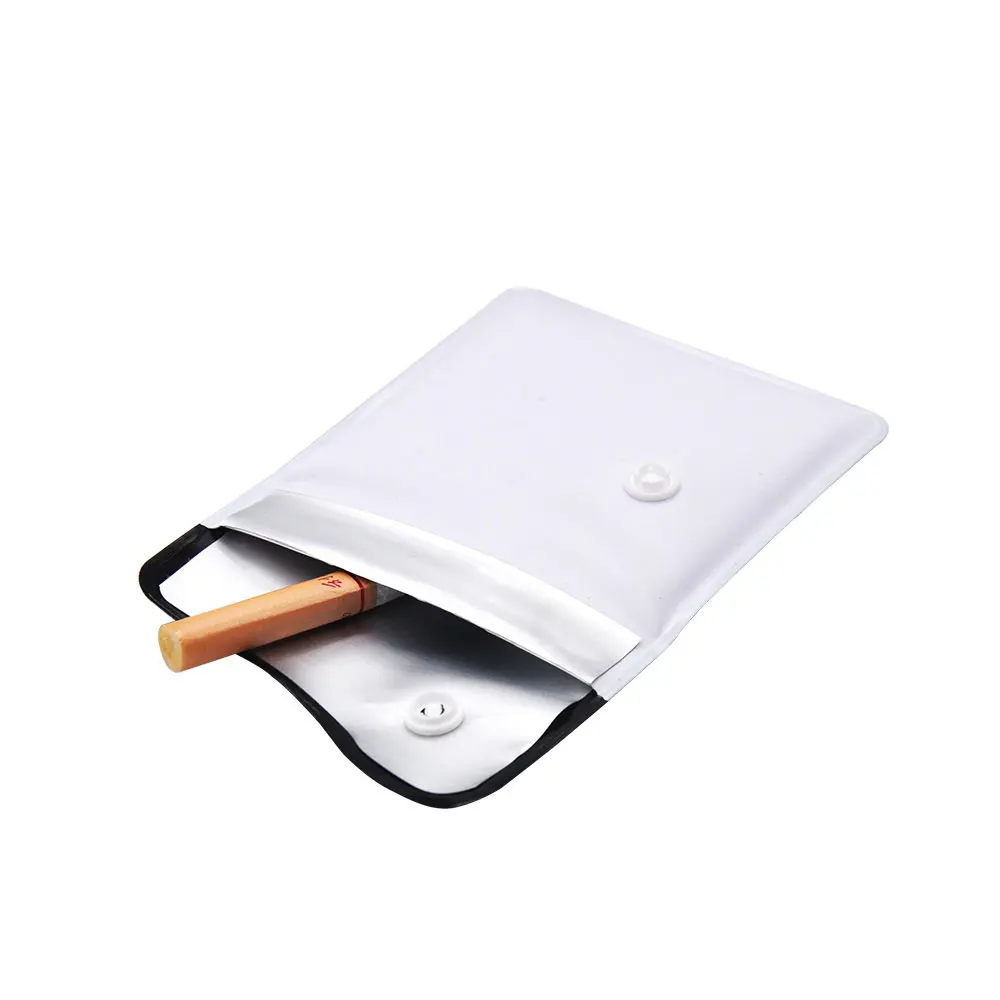 Мини-пепельница из ПВХ и алюминиевой фольги для сигарет, сумка, портативная пепельница карманного размера, уличная пепельница для курения, сигар, пепельница, держатель