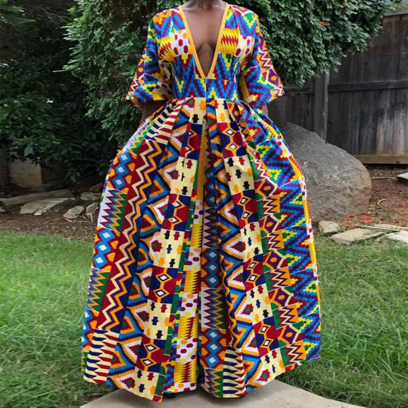 
china wholesale cheap johannesburg dress fashion kitenge clothing in south africa 