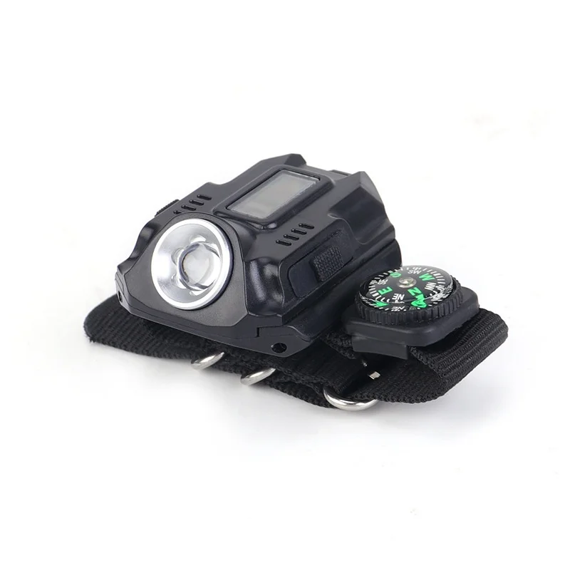 Emergency led bright flashlight usb bright flashlight multifunction Rechargeable Led watch light with battery