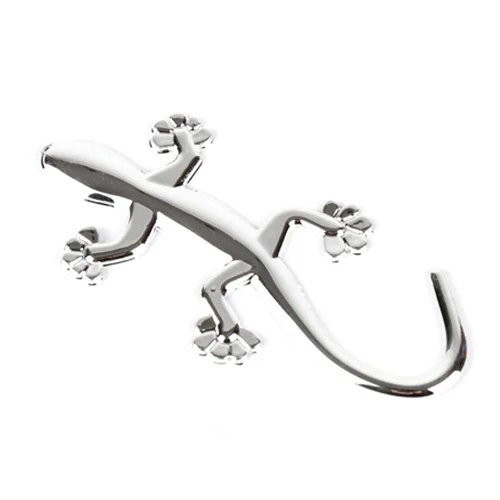Logo Car Badge Metal Emblem Lizard Gecko Badge Decorate Sticker And Durable Personalized Metal Decorative Car Sticker