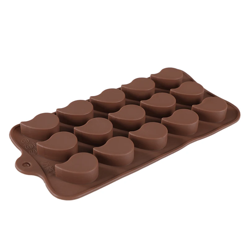 Droplet Shape Chocolate Molds 3D Candy Gummy Chocolate Silicone Mold Dessert Mold DIY Baking