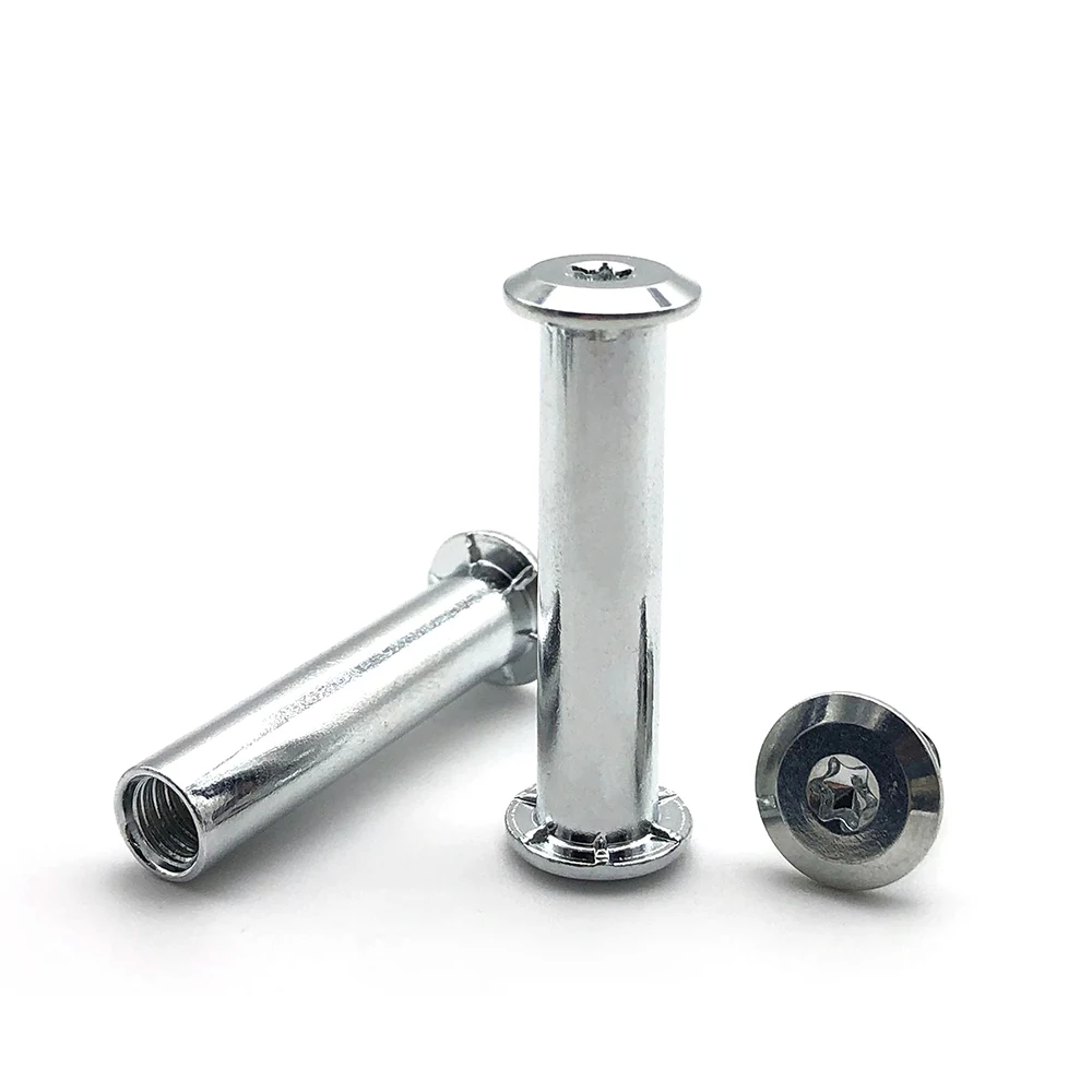 Custom Stainless Steel Handbag Leather Torx Flat Head Male Female m3 Chicago Screw