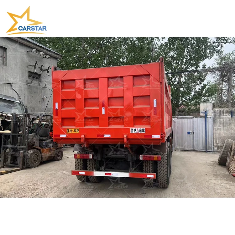 China Made Second-Hand New Left Hand Drive HOWO 8 Wheel Dump Truck Dredging Mining Truck 15 Tons Second-Hand Truck 6*4 Wheel Dum