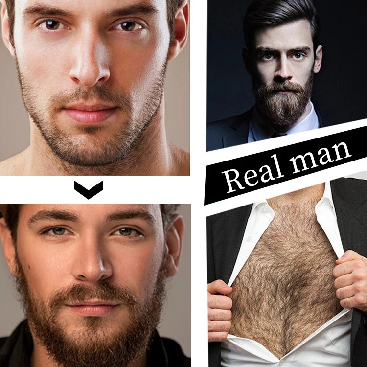 Private Label Organic Growth Strengthens Oil Kit Cleansing Wash Men Beard Shampoo Conditioner Beard Care Growth Set