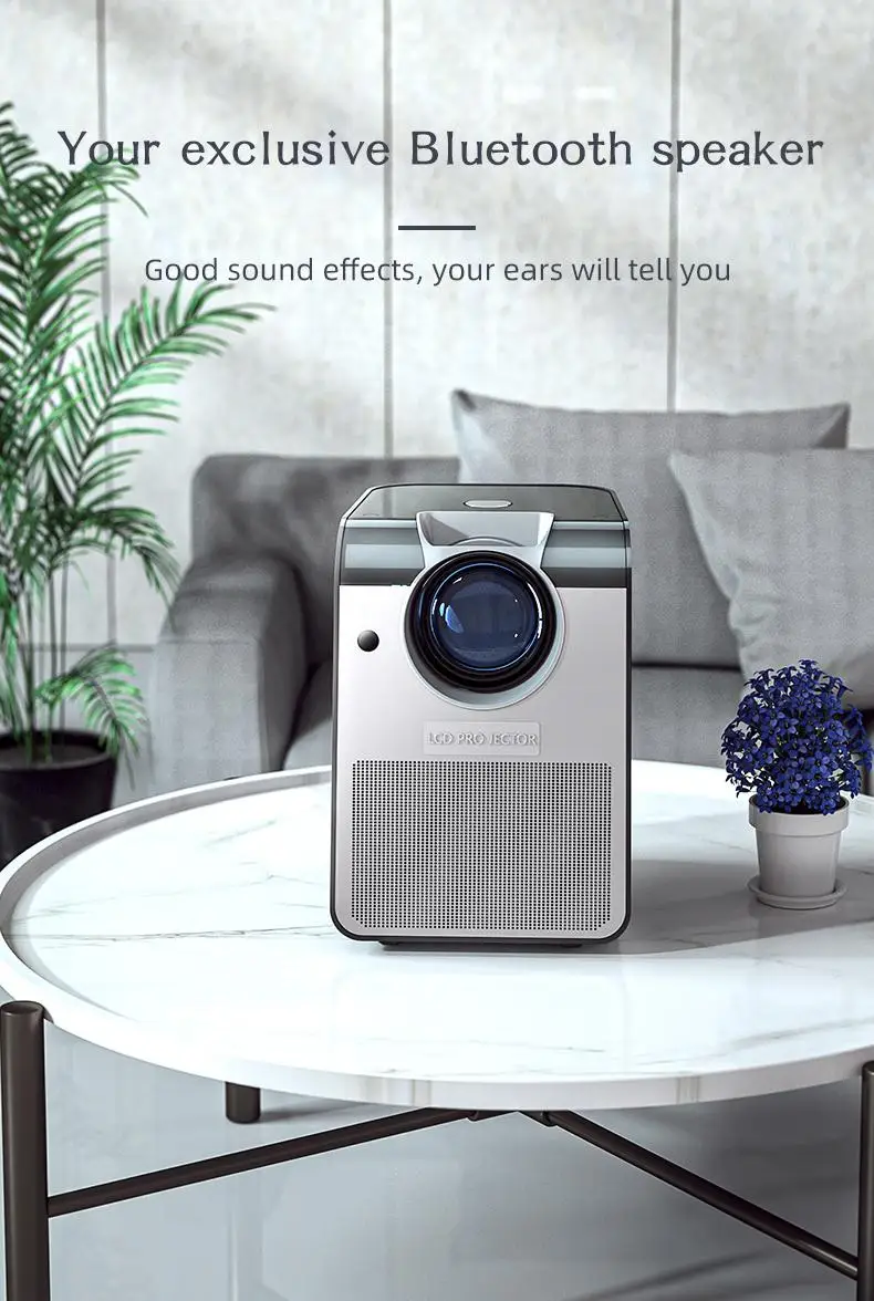 portable home theater Full super clear led projectors 4k mini projector wifi home cinema