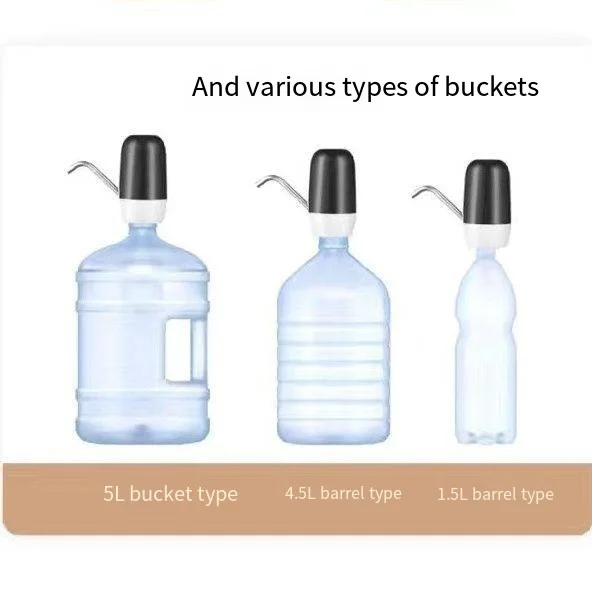 USB Electric Water Bottle Pump Home Automatic Barrelled Water Dispenser Mini Water Dispenser With Double Pumps