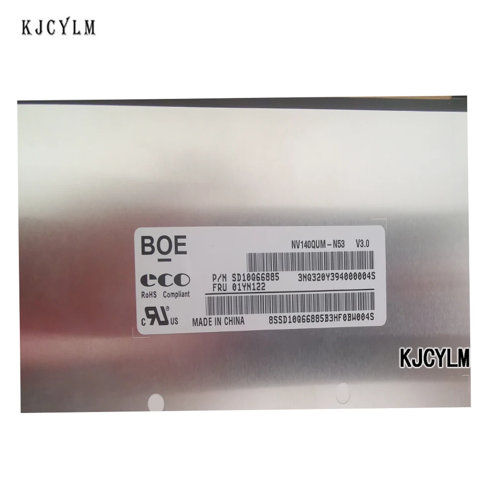 NV140QUM-N53 NV140QUM-N51 NV140QUM-N52 For Lenovo X1 Carbon Yoga 17 18 T490S T480S 4K 3840*2160 14.0 Inch Lcd Panel