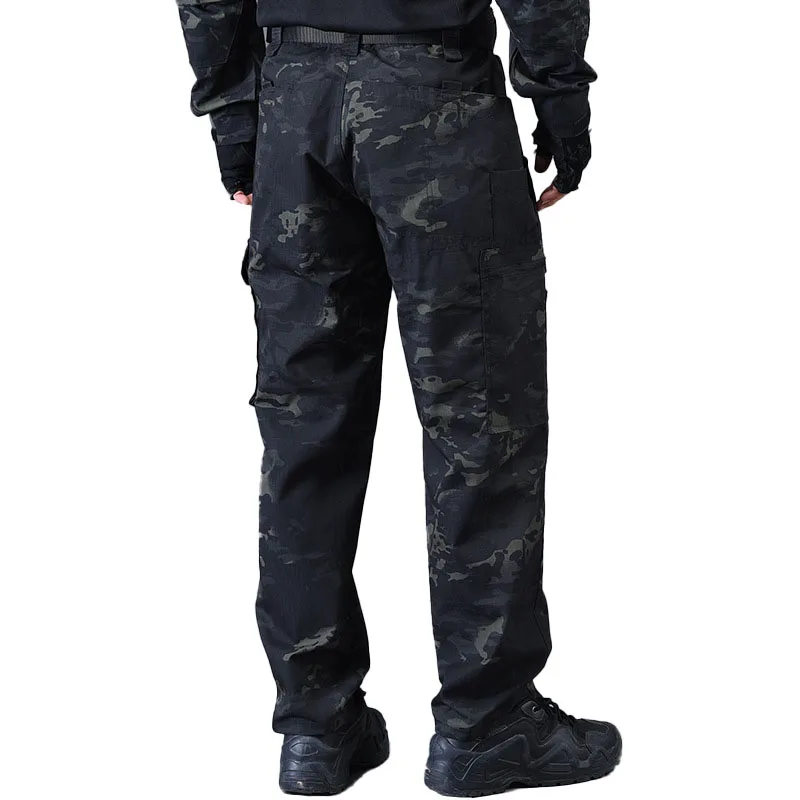 Doublesafe Jeans Camo Cargo Pants Men Cargo Pants with Side Pockets Pantalon Tactique Tactical Combat Pants Men Trousers