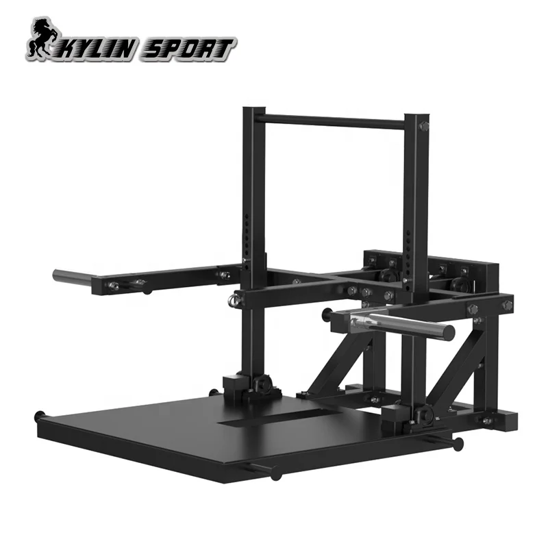 2022 New Arrival Body Building Fitness Gym Commercial Equipment Squat Machine  Hammer Strength Plate Loaded Hip Belt Squat