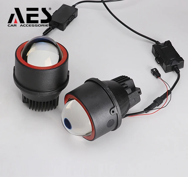 AES Auto Bi-LED 3.0 inch fog light High low beam lamp 12V 40W bi led fog lens for Car lighting system retrofitting
