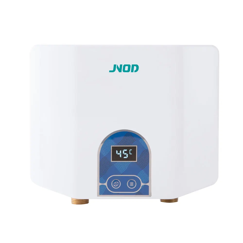 JNOD Kitchen Bathroom Mini Electric Instant Electric Hot Water Heater Tankless for Shower