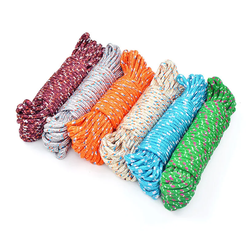HH Customs Safety Boat Twist Twine Packaging Ropes Nylon Braided Rope For Sale