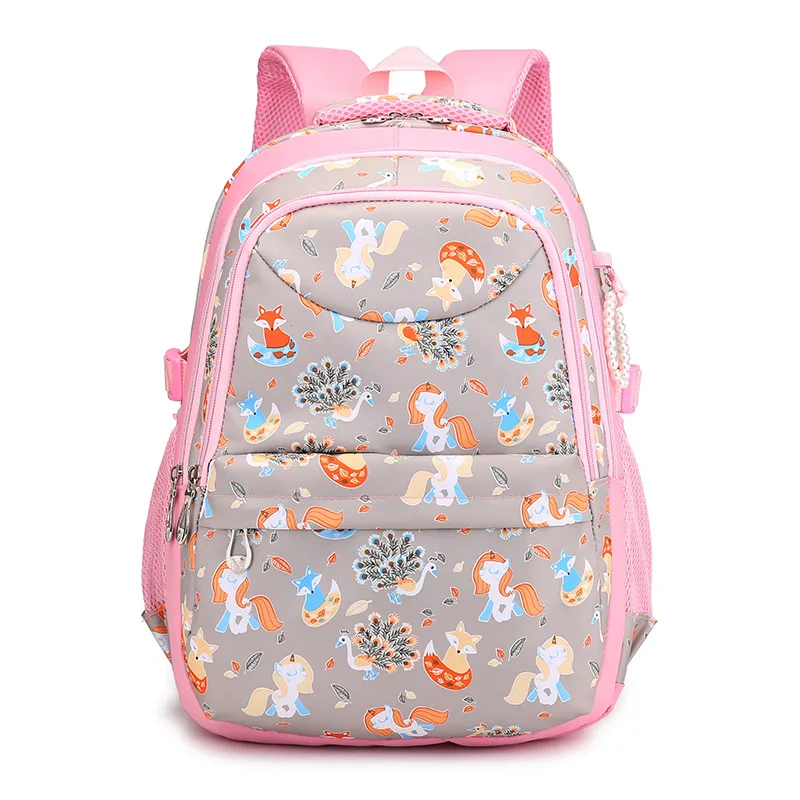 High Quality Waterproof Nylon backpack for teenager girls large capacity  school bag
