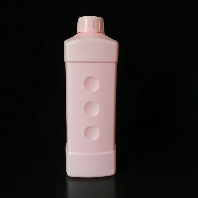 Manufacturer wholesale custom chemicals and disinfectants packing 1L HDPE plastic square bottle