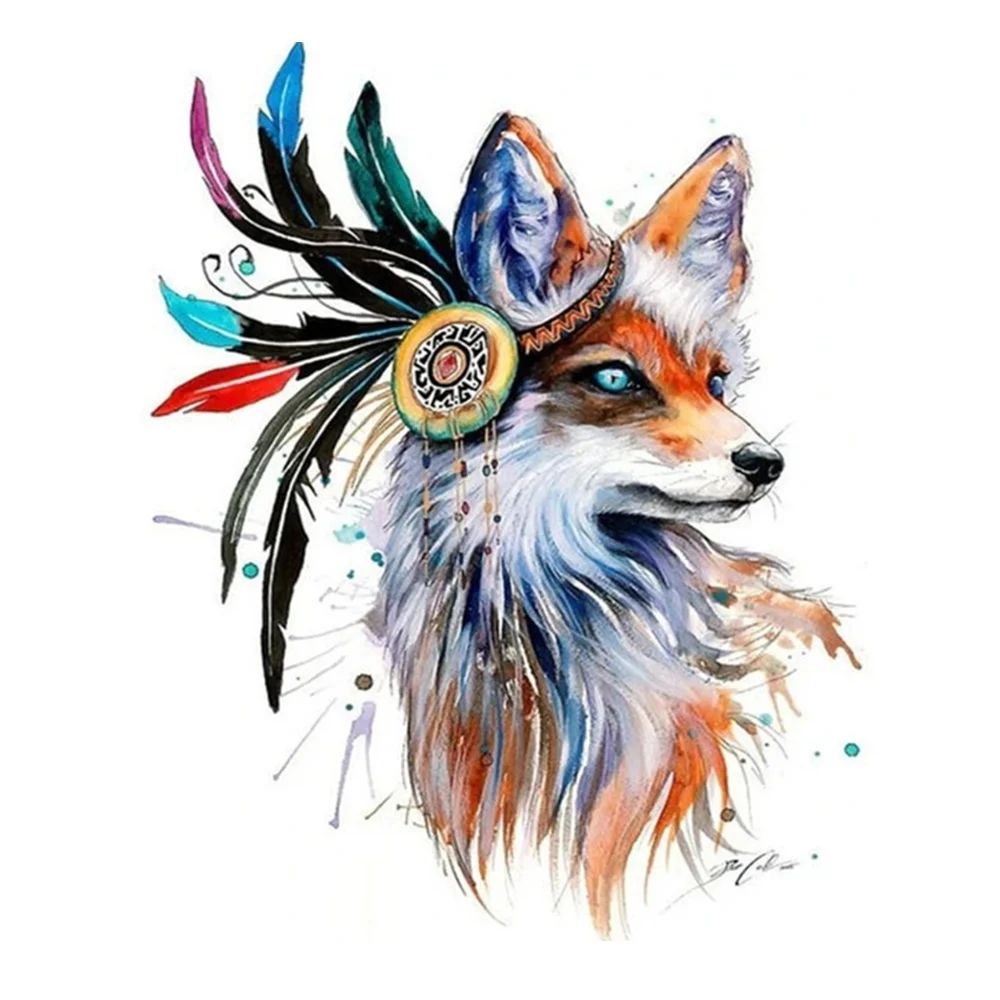 OEM/ODM оптовая продажа полная квадратная картина 5D DIY алмазная маслом волк Алмазная мозаика вышивка крестиком украшение из страз