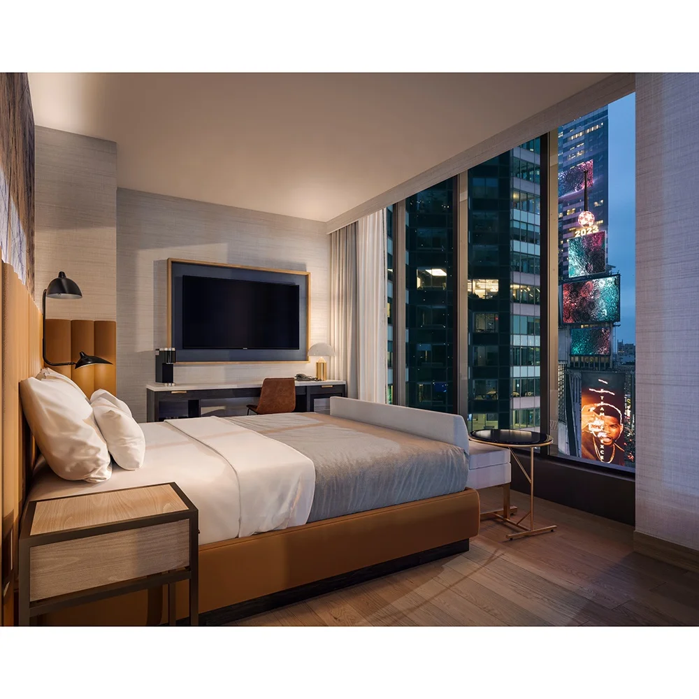 Tempo By Hliton Relaxing Hotel Guest Room Furniture King Premium Hotel Bedroom Sets