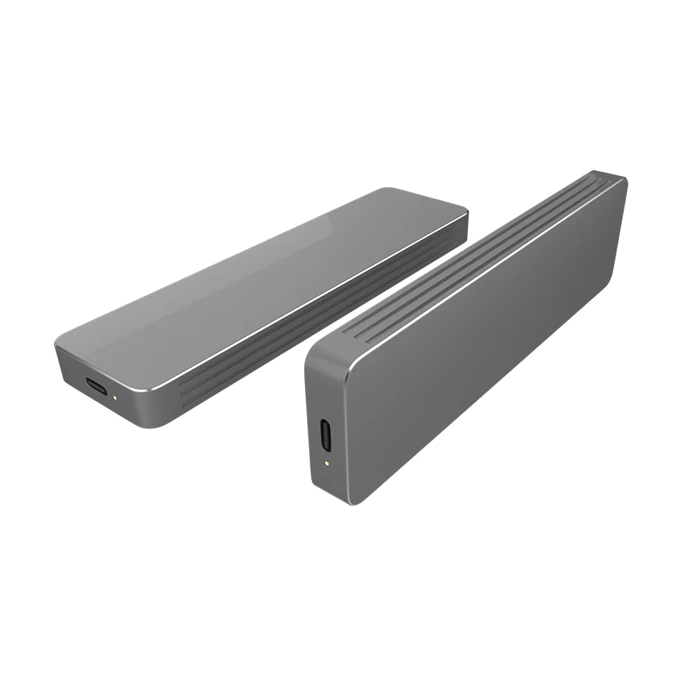 Aluminum M.2 NVMe SSD Enclosure USB 3.1 Gen 2 (10 Gbps) to NVMe PCI-E M.2 SSD Case Support UASP for NVMe SSD Size Max 2280