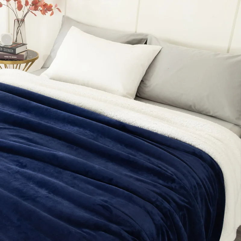 Winter Fleece Soft Blanket for Couch Grey, Super Soft Flannel Fuzzy Blanket Throw, Plush Cozy Blanket for All Seasons