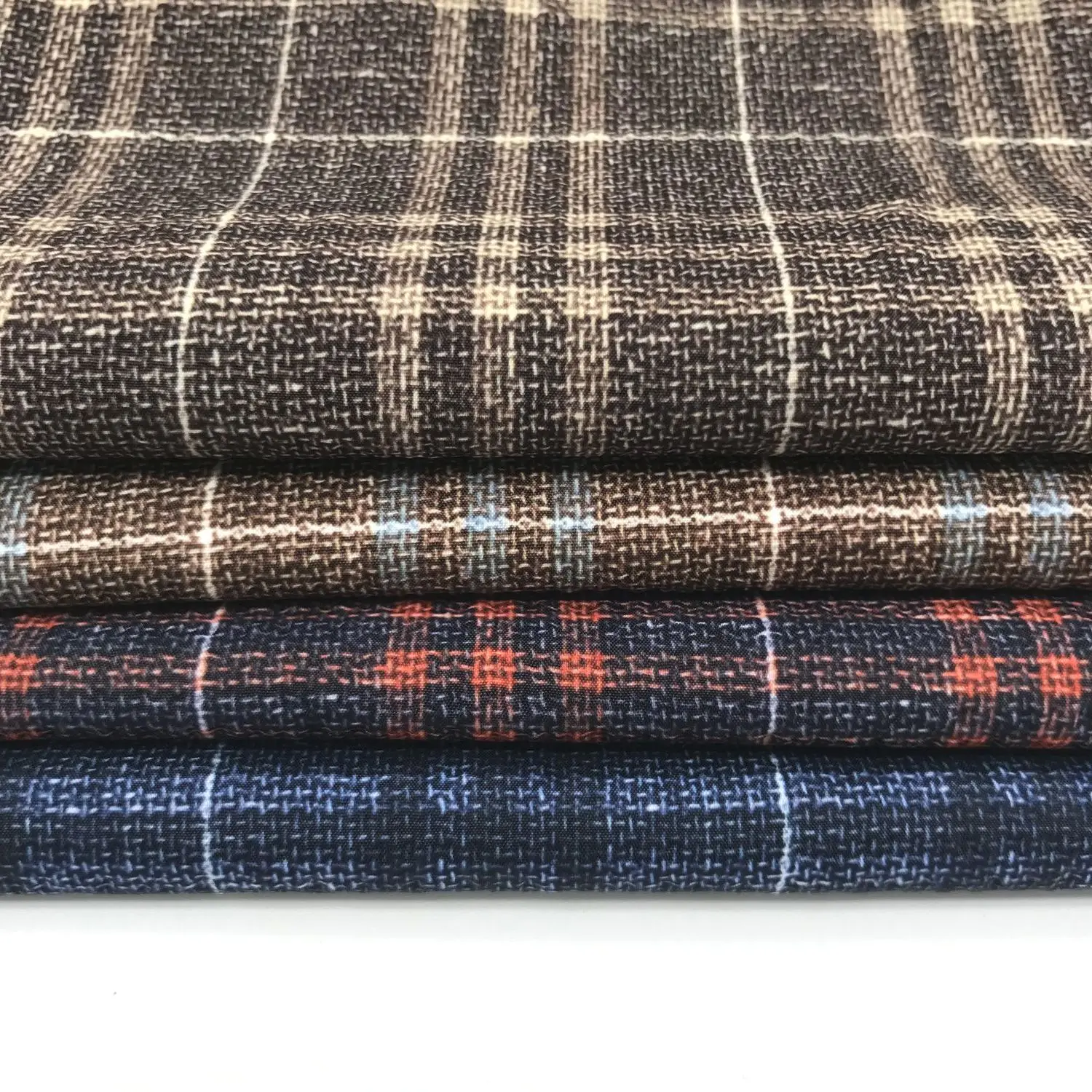 JECATEX  WEBSTER/60/128MC 100% polyester  Fabric yarn dyed check   Wholesale  Woven