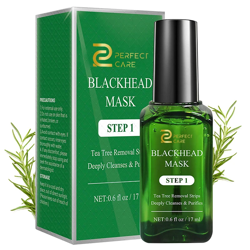 Private Label hydrating whitening blackhead remover mask Bamboo charcoal black peel-off nose mask for men