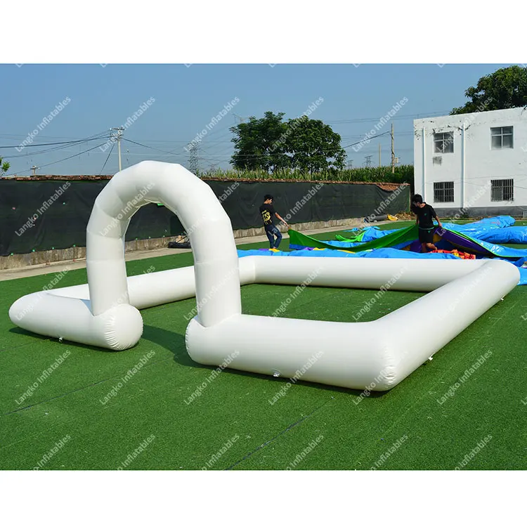 Indoor outdoor fun amusement park rides airtight inflatable bumper car race track arena