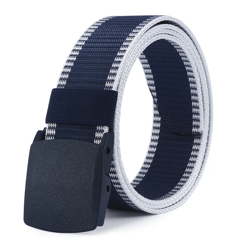 Automatic Buckle Nylon Belt Male Tactical Waist Belt Men Canvas Fabric Belts