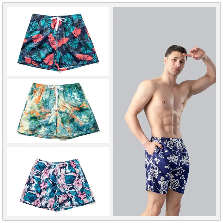 Multi Colors High Quality Quick Dry Nylon Beach Shorts S-2XL Swim Surf Board Shorts Loose Casual Trunks for Men short swim trunk
