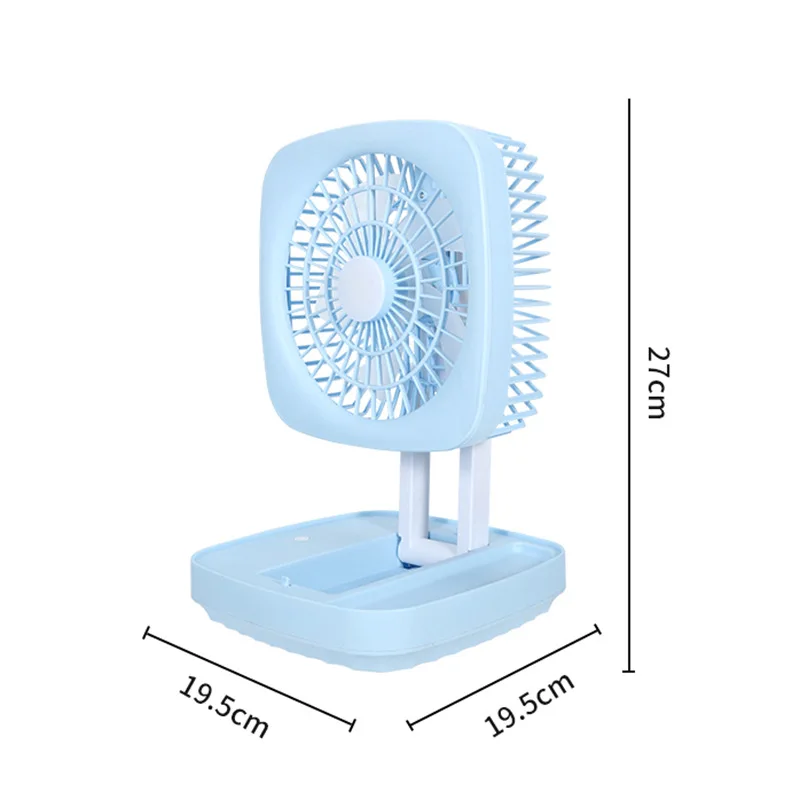 ZICLONEN New Arrival Portable Rechargeable Camping Outdoor Mini 8 inch USB AC/DC 18650 Battery Air Cooler Fan