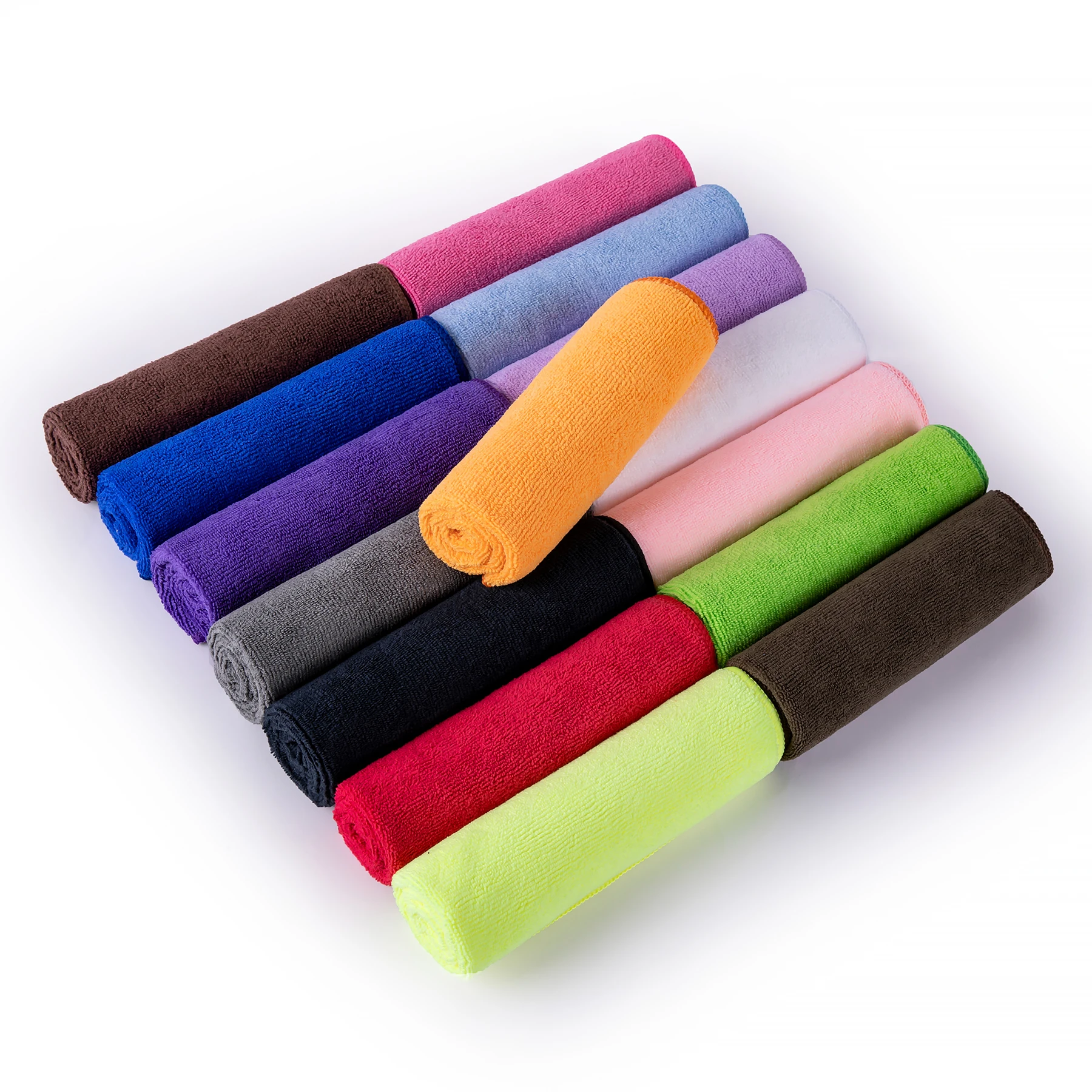 40X40CM 300GSM microfiber towel set lint-free non-stick oil dish towel rags effective clean kitchen cleaning cloth for car shop