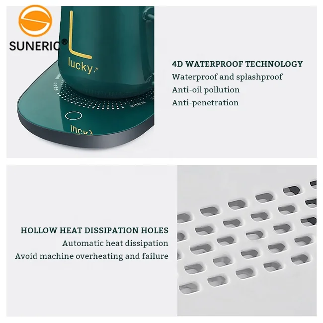 Usb Electric Ceramic Coffee Cup Mug Warmer Temperature Control Smart Coffee Mug Warmer