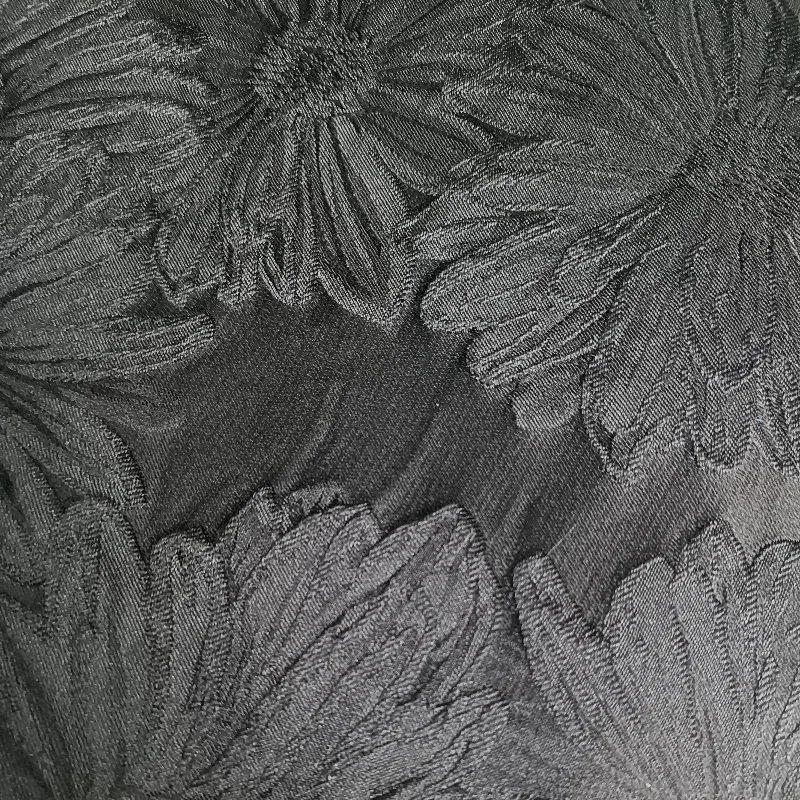 Hot Selling large floral Polyester 3D Jacquard Brocade Fabric For Dress