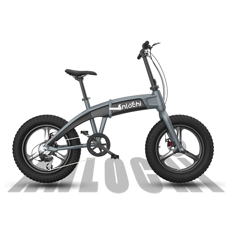 ANLOCHI bicycle china manufacturer best seller 7 speed folding e bike 48V500W long range 20 inch MTB e bike