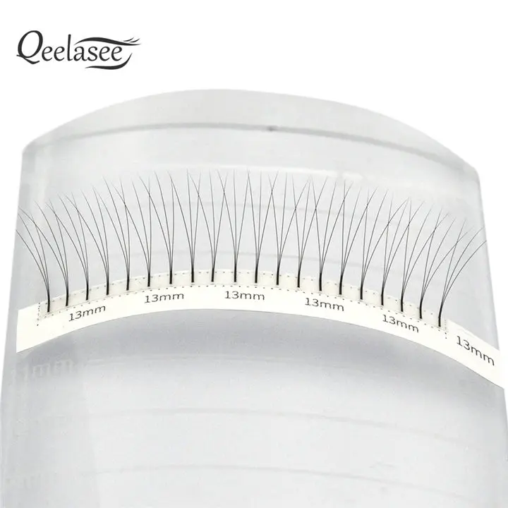 
Qeelasee private label volume premade fan silk mink 3d eyelash extensions 