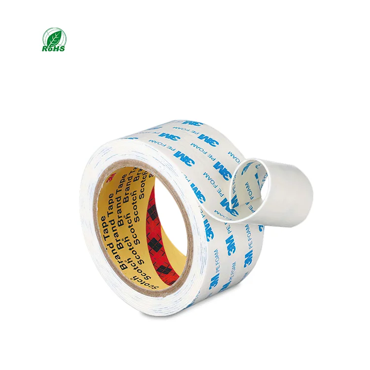 3M 1600T Double Sided Foam Tape Strong Non-Marking Acrylic High Temperature Resistant White PE Foam for Photo Frame Hooks