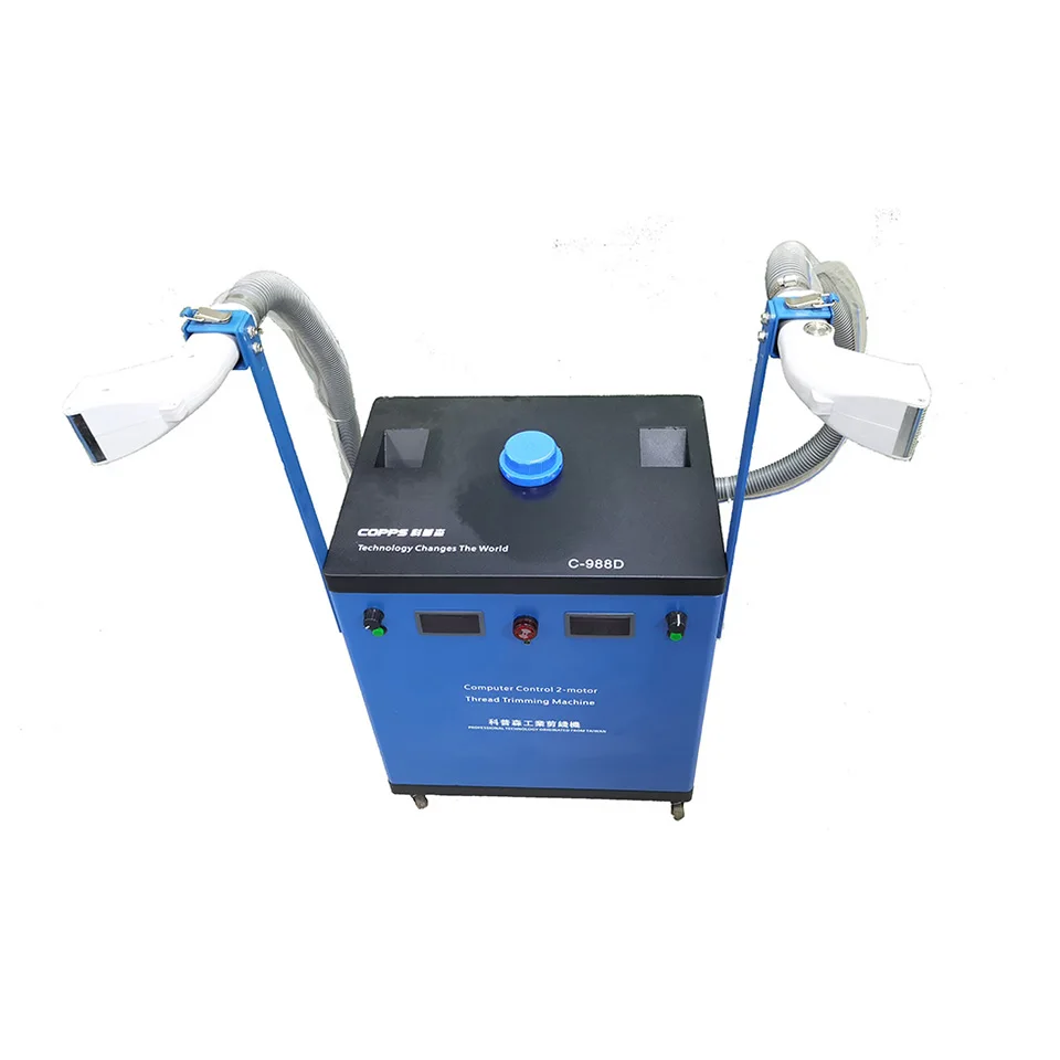 COPPS double heads double motors thread trimming machine thread cutter oil alarm