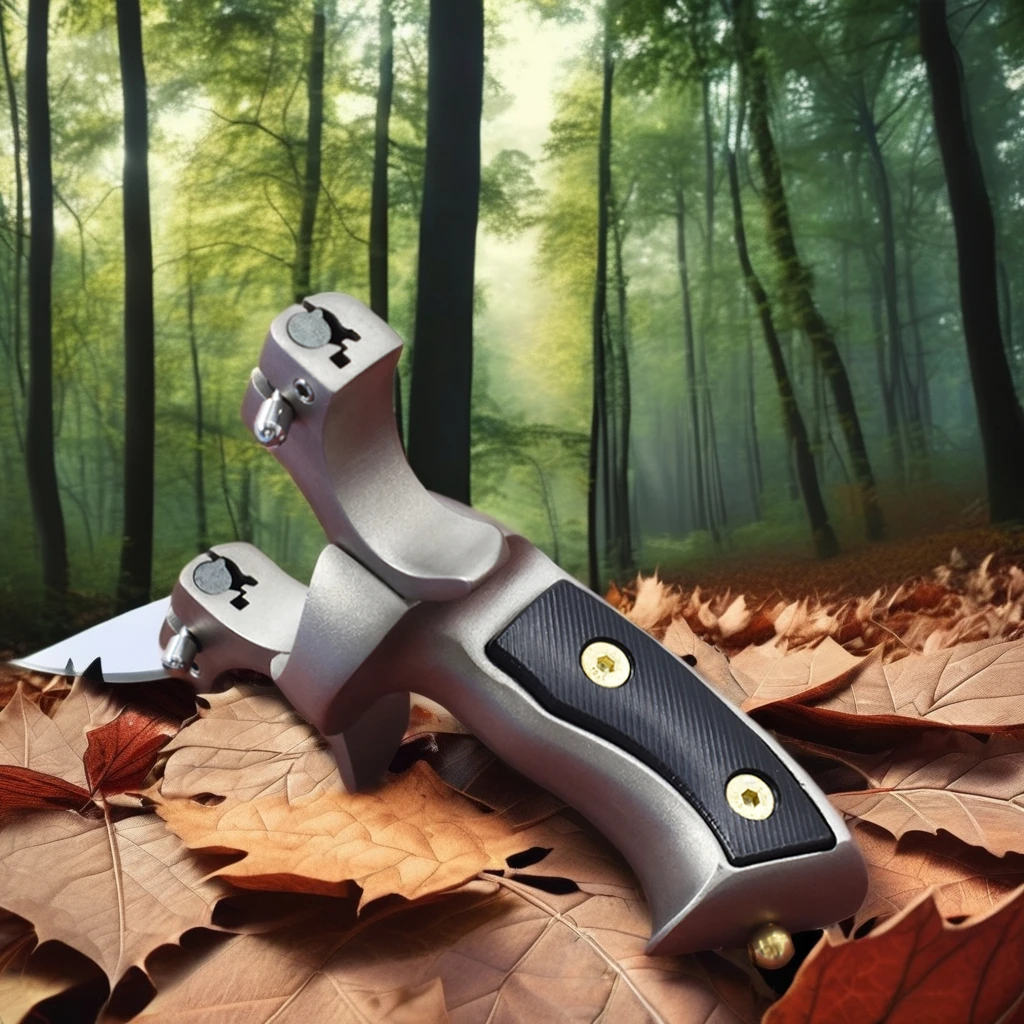 Powerful Outdoor Hunting Stainless Steel Slingshot Strong Band Sling Shot For Sports Shooting