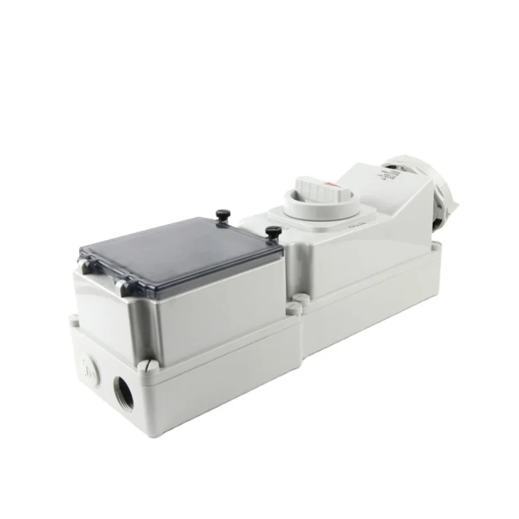 CHENF Blue Red CEE/IEC Socket with DUO Interlock and DIN Standard Rail IP67 230V 400V CF7050 CF5634 CF5630 CF5633 CF5635 CF5638